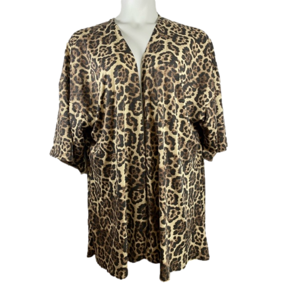 Chic Soul Cheetah Print Cardigan